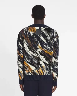 New Abstract jacquard sweater Knitwear & Sweatshirts