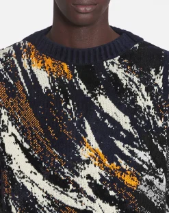 New Abstract jacquard sweater Knitwear & Sweatshirts