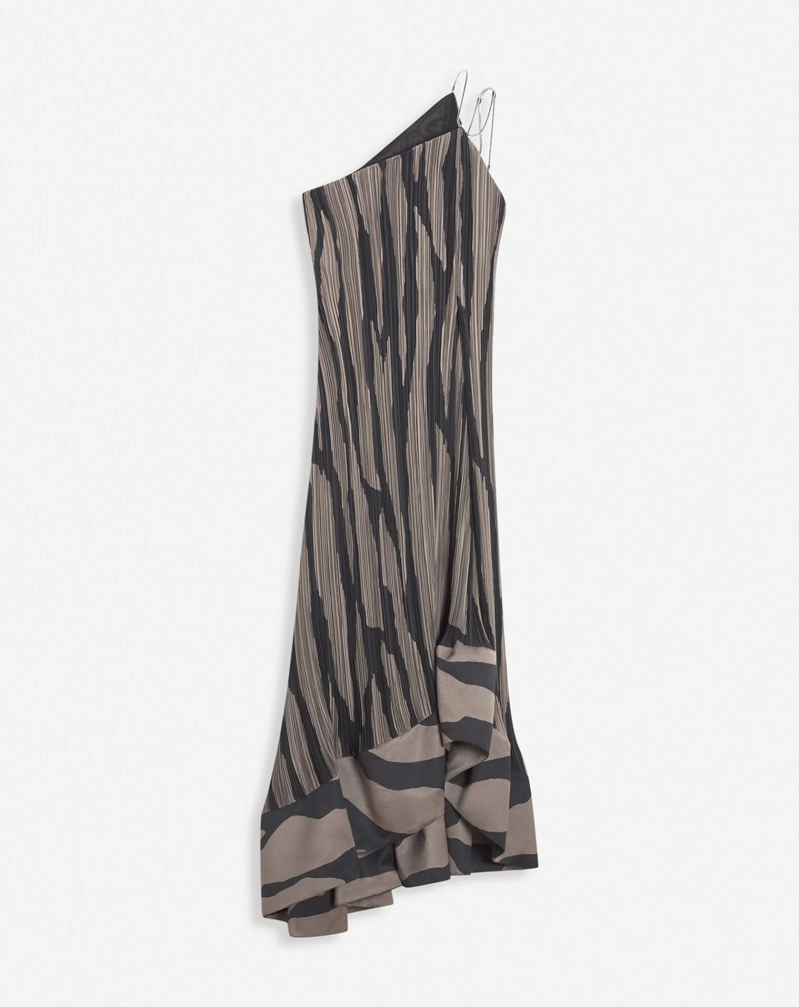 Outlet Asymmetrical cascade-effect dress Women Dresses