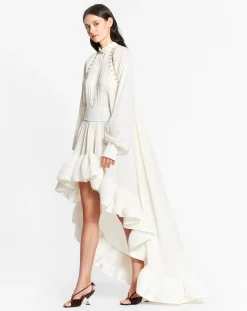 Sale Asymmetrical charmeuse dress Women Dresses