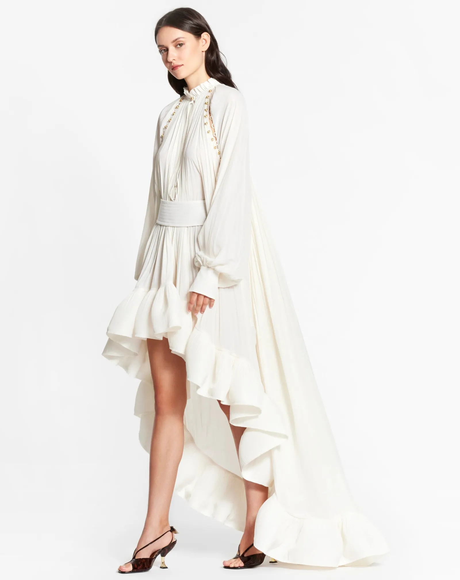 Sale Asymmetrical charmeuse dress Women Dresses