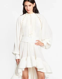 Sale Asymmetrical charmeuse dress Women Dresses