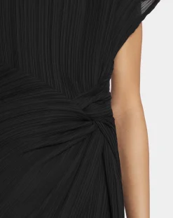 Best Asymmetrical pleated dress Women Dresses