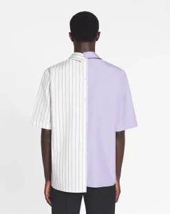 Sale Asymmetrical striped shirt Shirts