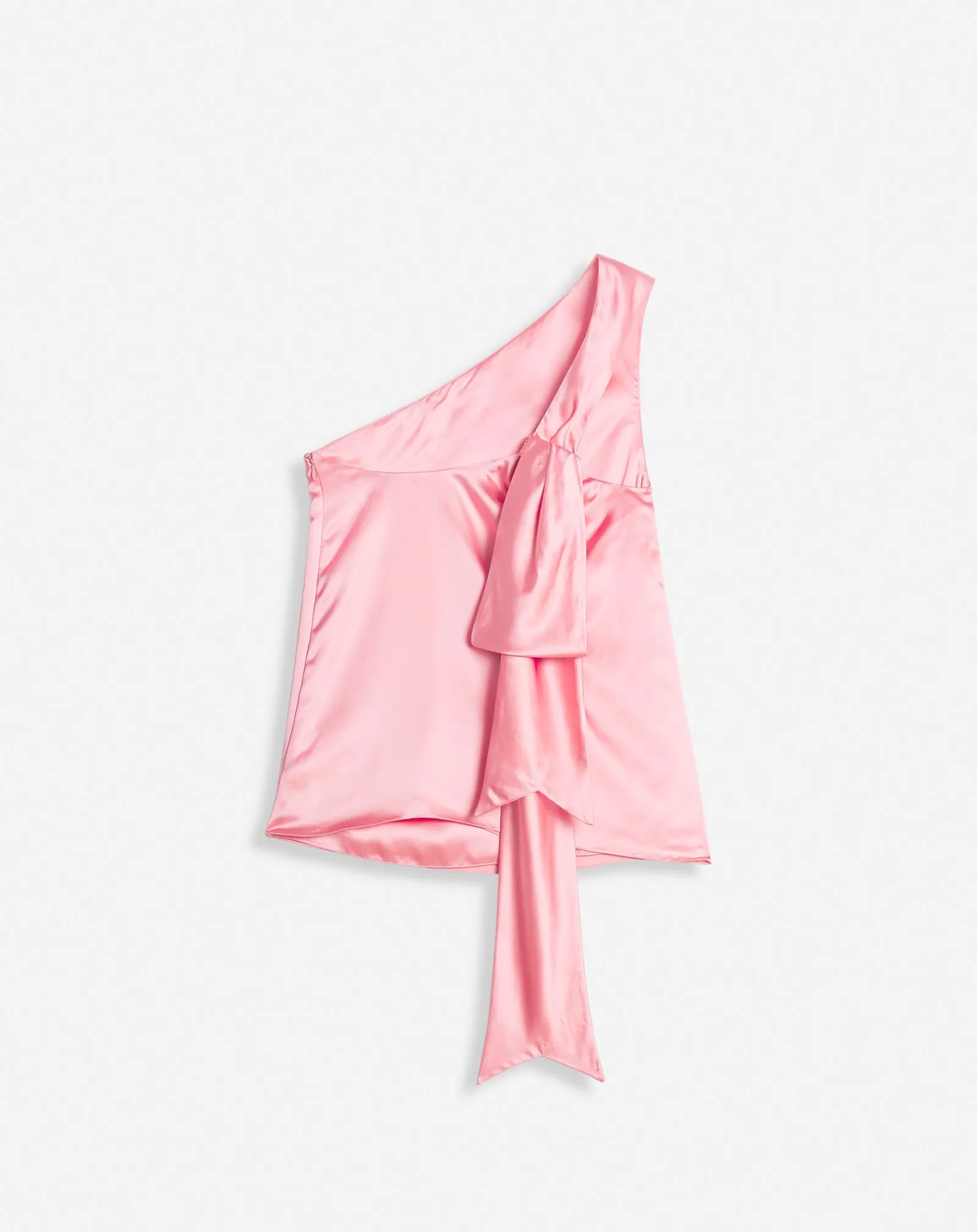 Outlet Asymmetrical top with ribbon detail Women Tops