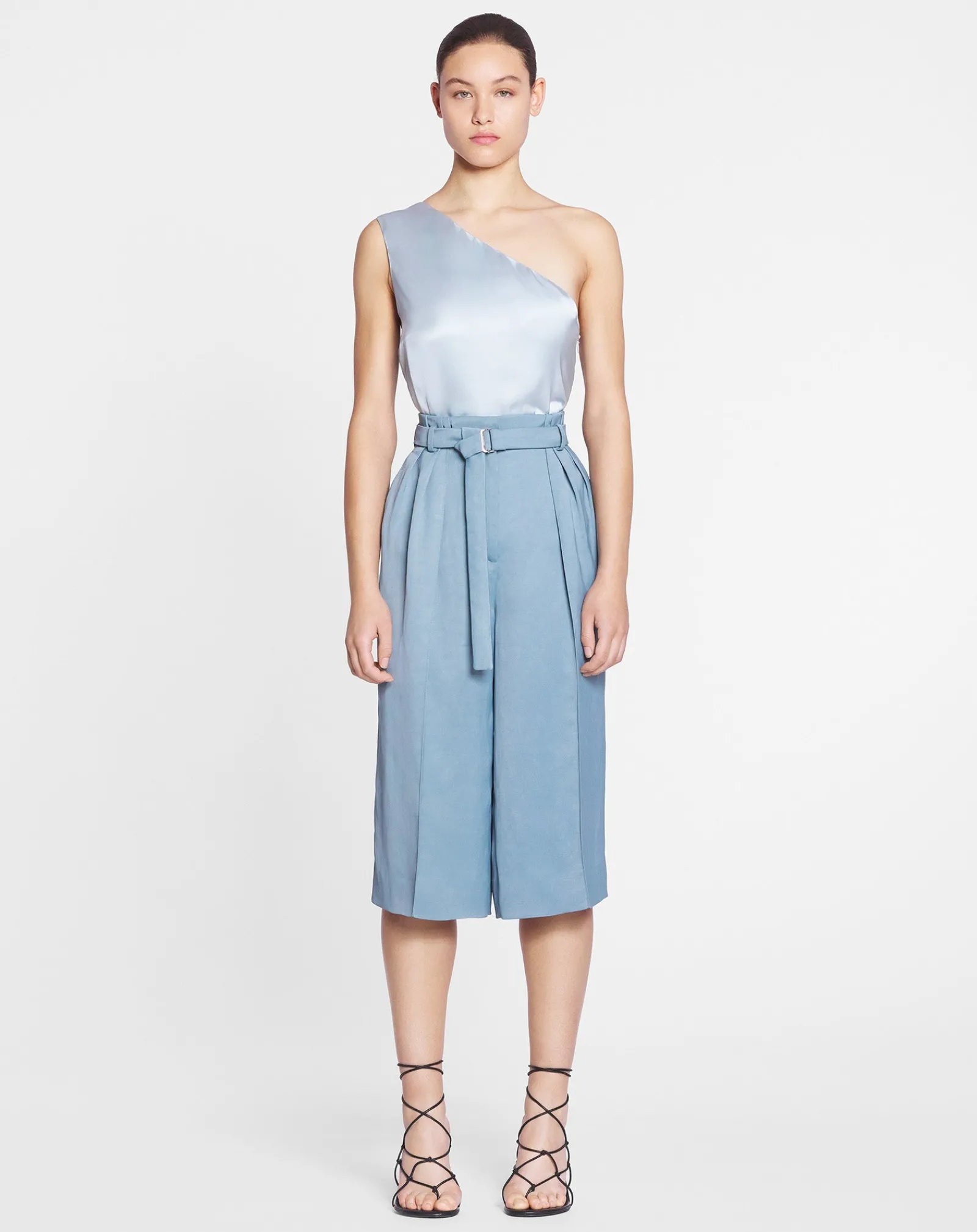 Outlet Asymmetrical top with ribbon detail Women Tops