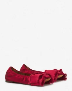 Hot Ballerina flat with a satin bow Women Ballerinas