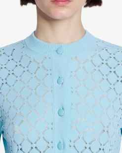 Hot Bodycon cardigan with round neck Women Knitwear