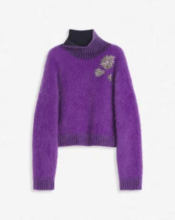 Discount Brushed mohair sweater Women Knitwear