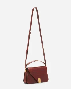New Concerto arpège bag in crocodile-effect leather Women Concerto
