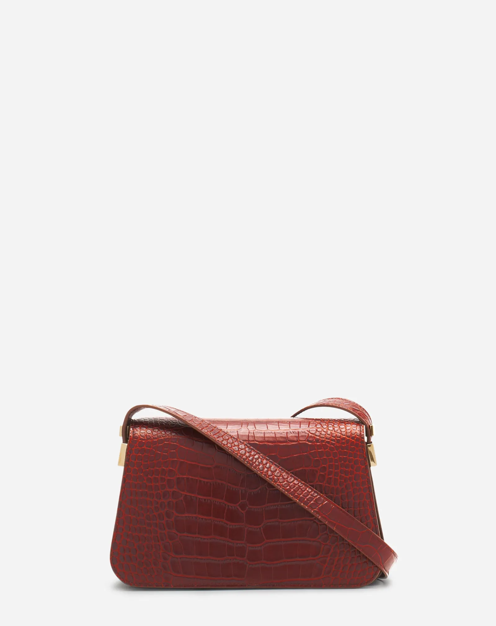 New Concerto arpège bag in crocodile-effect leather Women Concerto