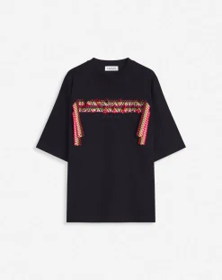 Hot Curb lace oversized t-shirt T-shirts & Polos