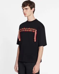 Hot Curb lace oversized t-shirt T-shirts & Polos