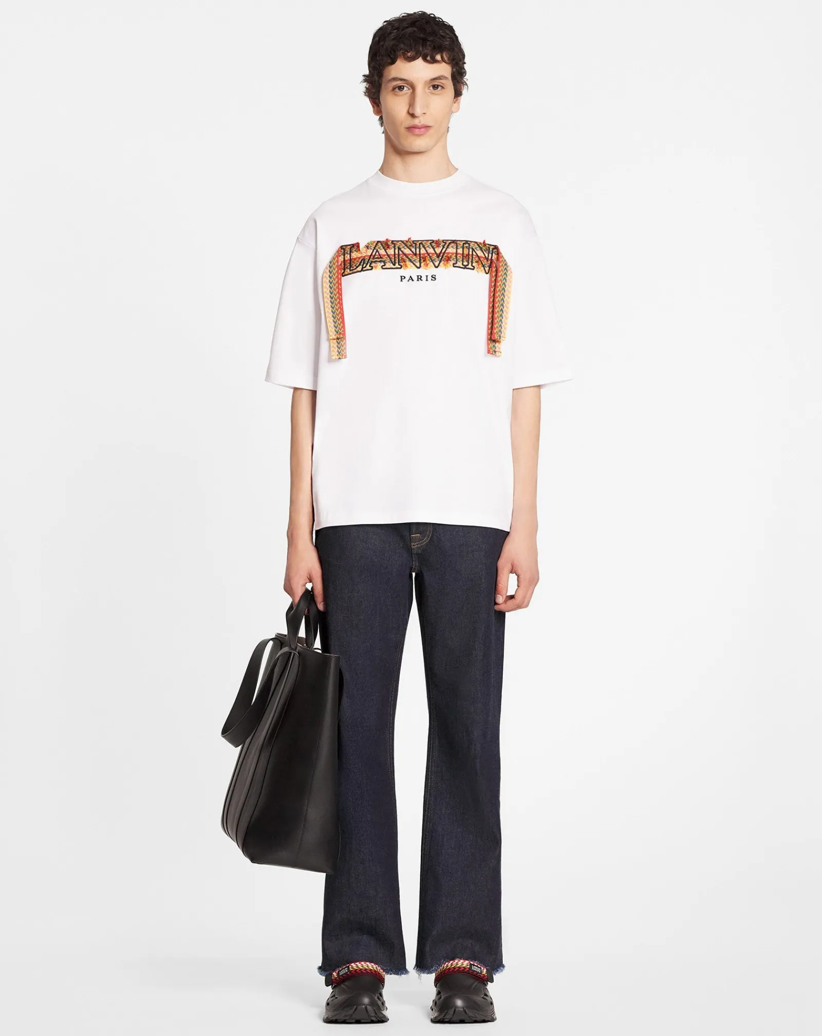 Curb lace oversized t-shirt T-shirts & Polos