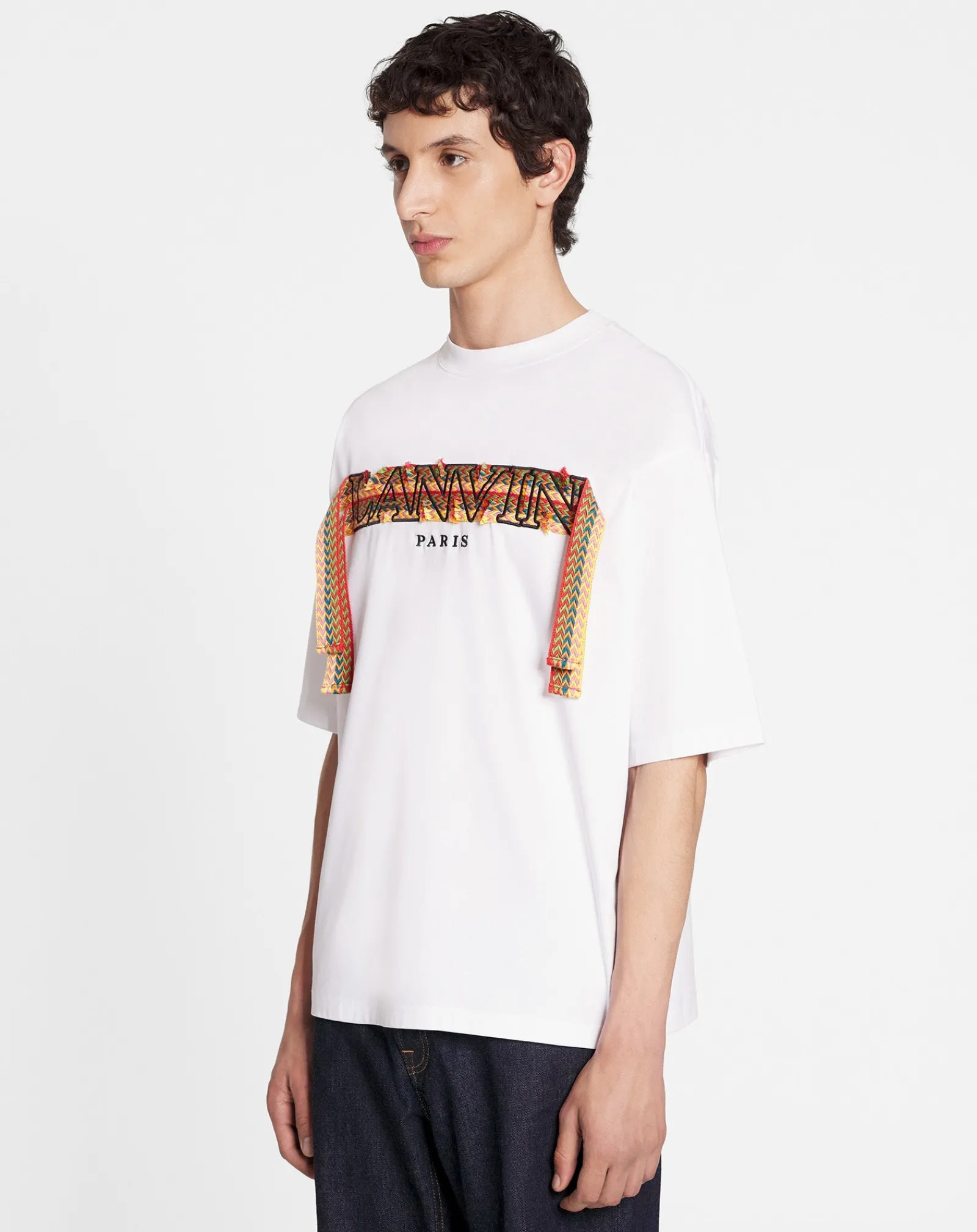Curb lace oversized t-shirt T-shirts & Polos
