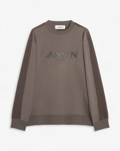 Discount Curb side embroidered loose-fitting sweatshirt Knitwear & Sweatshirts