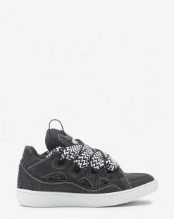 Curb sneakers in denim Women Sneakers