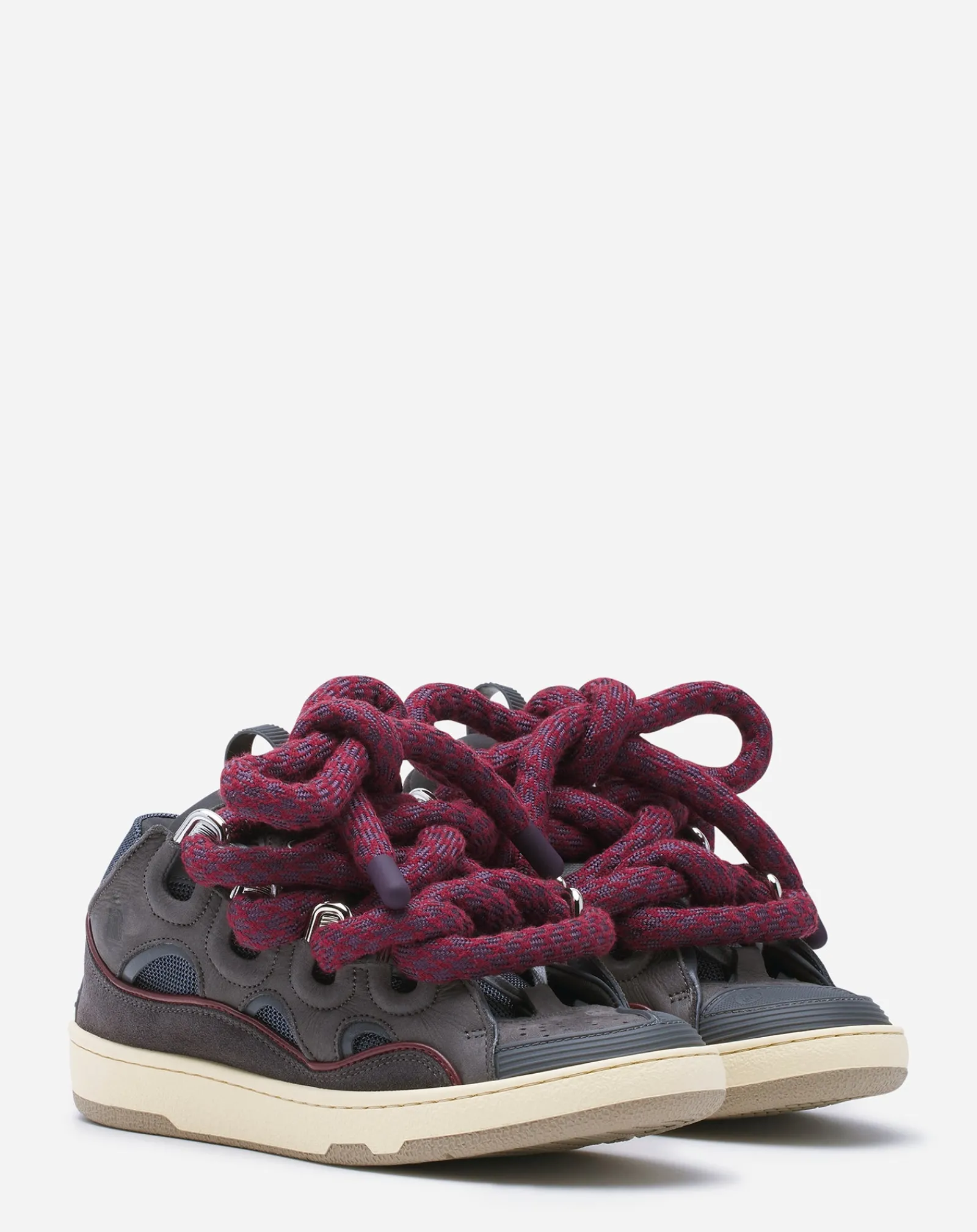 Outlet Curb sneakers in leather with snake laces Women Curb