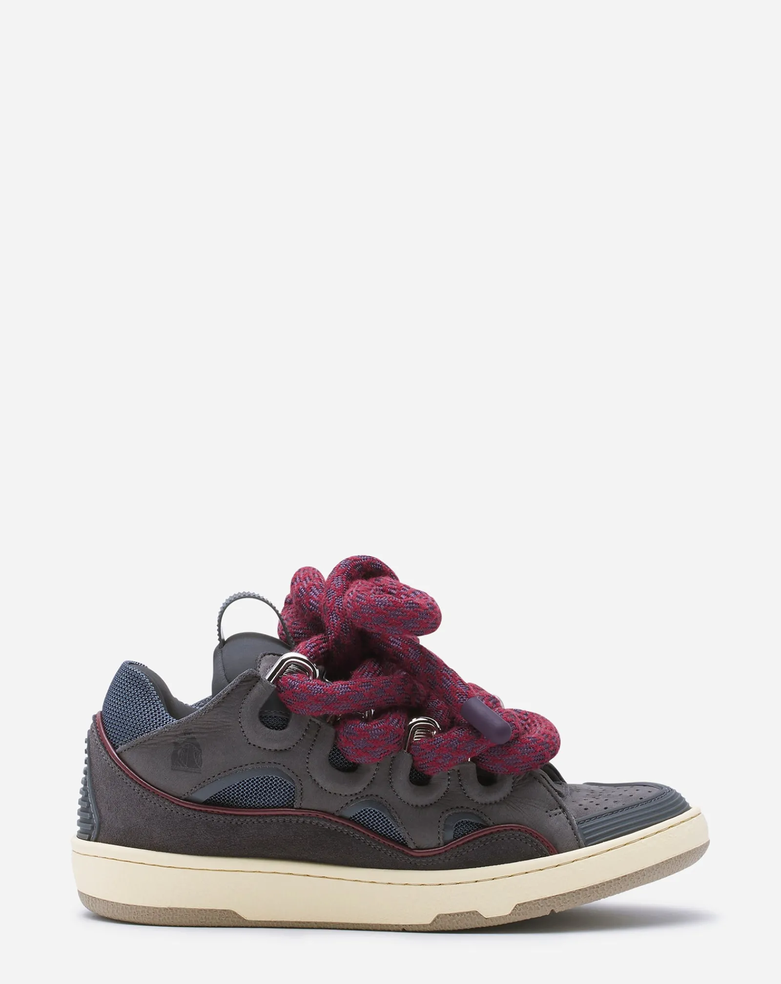 Online Curb sneakers in leather with snake laces Women Sneakers