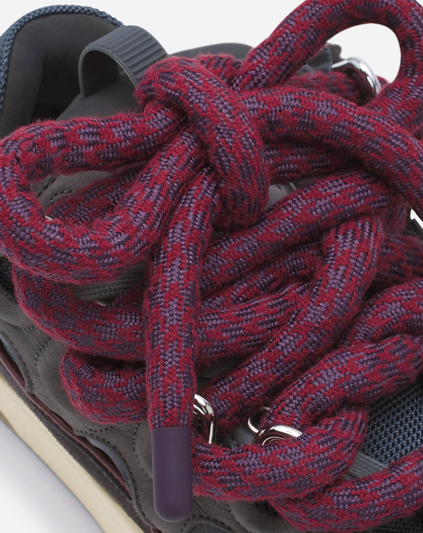 Online Curb sneakers in leather with snake laces Women Sneakers