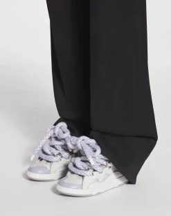 Clearance Curb sneakers in leather with snake laces Women Sneakers