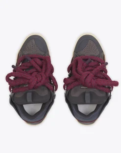 Online Curb sneakers in leather with snake laces Curb