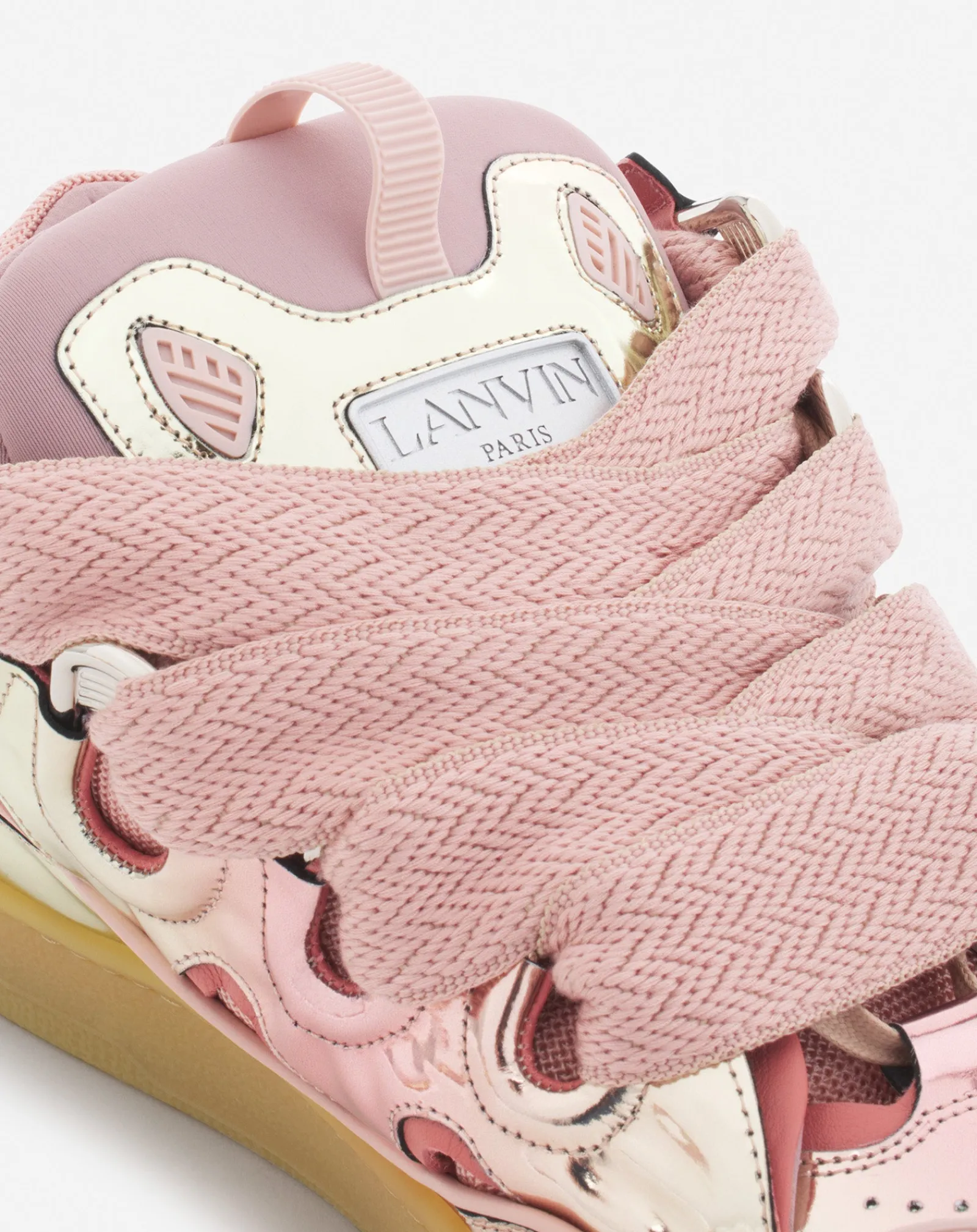 Curb sneakers in metallic leather Curb