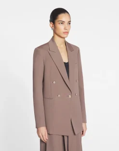 Hot Double-breasted jacket Women Coats & Jackets