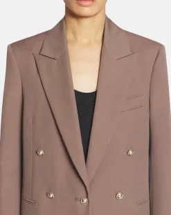 Hot Double-breasted jacket Women Coats & Jackets