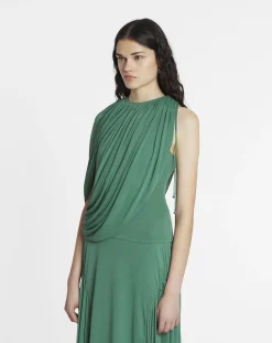 Hot Draped jersey top Women Tops