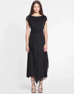 Outlet Embroidered sleeveless dress Women Dresses