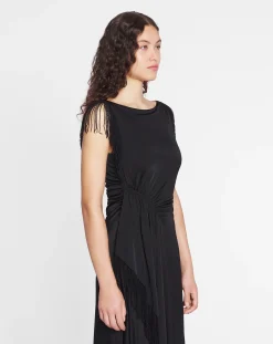Outlet Embroidered sleeveless dress Women Dresses