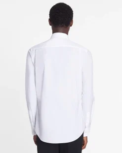 Sale Fitted shirt with an embroidered bib front Shirts