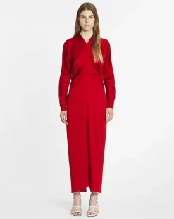 Fitted silk dress Women Dresses
