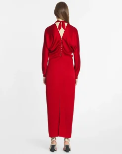 Fitted silk dress Women Dresses
