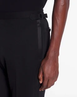 Sale Fitted tailored pants with satin bands Pants & Shorts