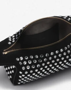 Online Haute séquence leather clutch bag with rhinestones Women Crossbody Bags & Shoulder Bags