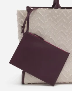 Hot Herringbone motif in&out mm tote bag Women Tote Bags & Top Handle Bags