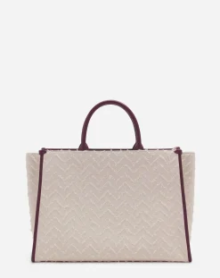 Sale Herringbone motif in&out mm tote bag Tote Bags