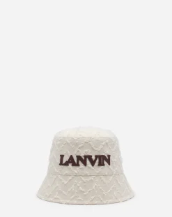 Outlet Herringbone motif bucket hat Hats