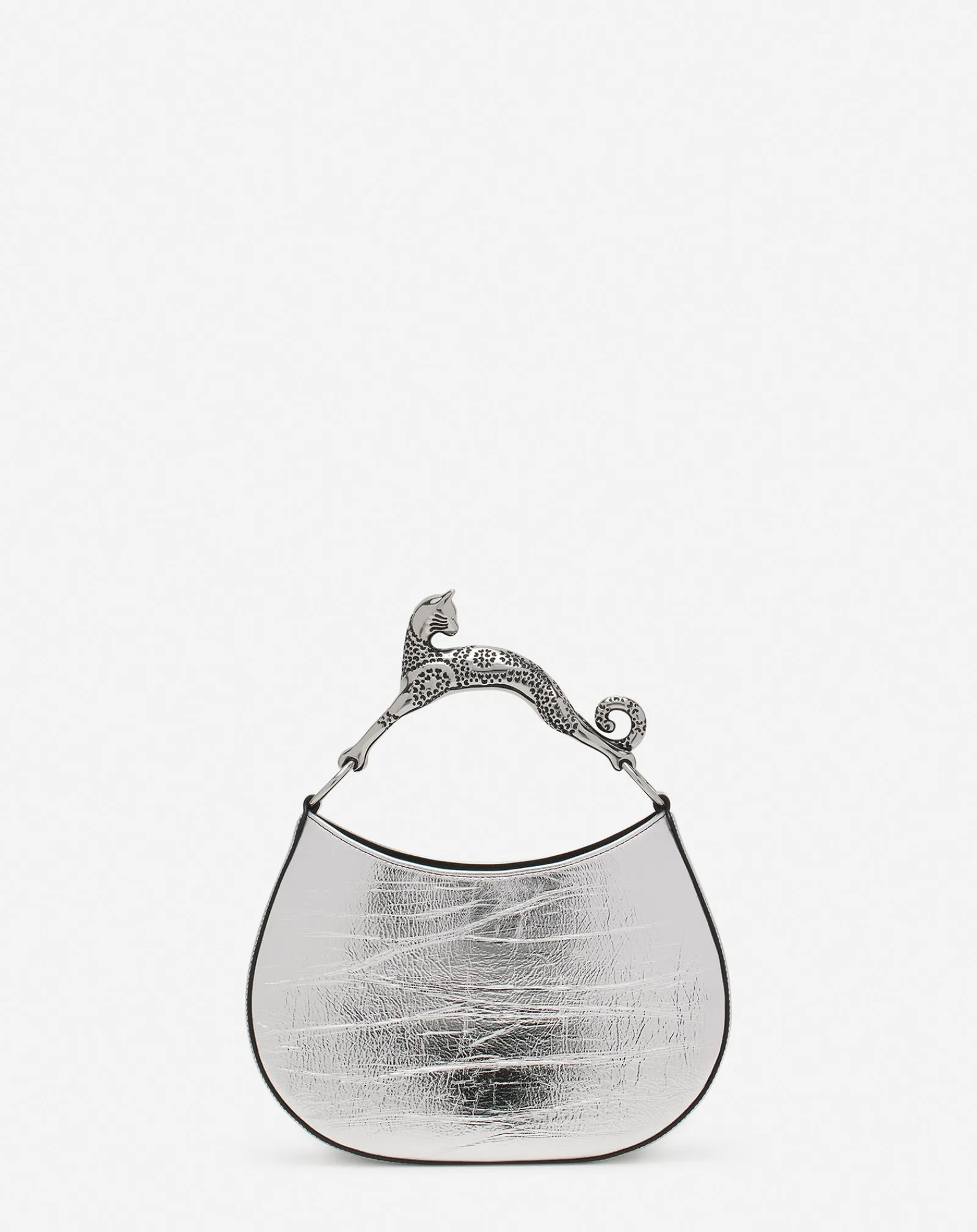 Hobo cat bag in metallic leather Women Tote Bags & Top Handle Bags
