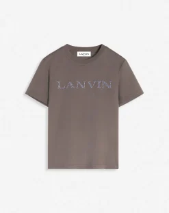 Outlet bead embroidered t-shirt Women T-shirts & Sweatshirts