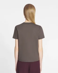 Outlet bead embroidered t-shirt Women T-shirts & Sweatshirts