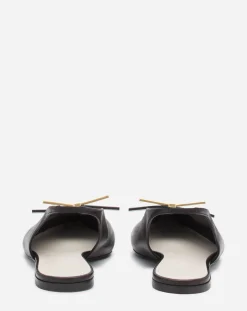 Clearance bow leather slingback Women Ballerinas
