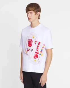 Outlet candy print straight fit t-shirt Women T-shirts & Sweatshirts