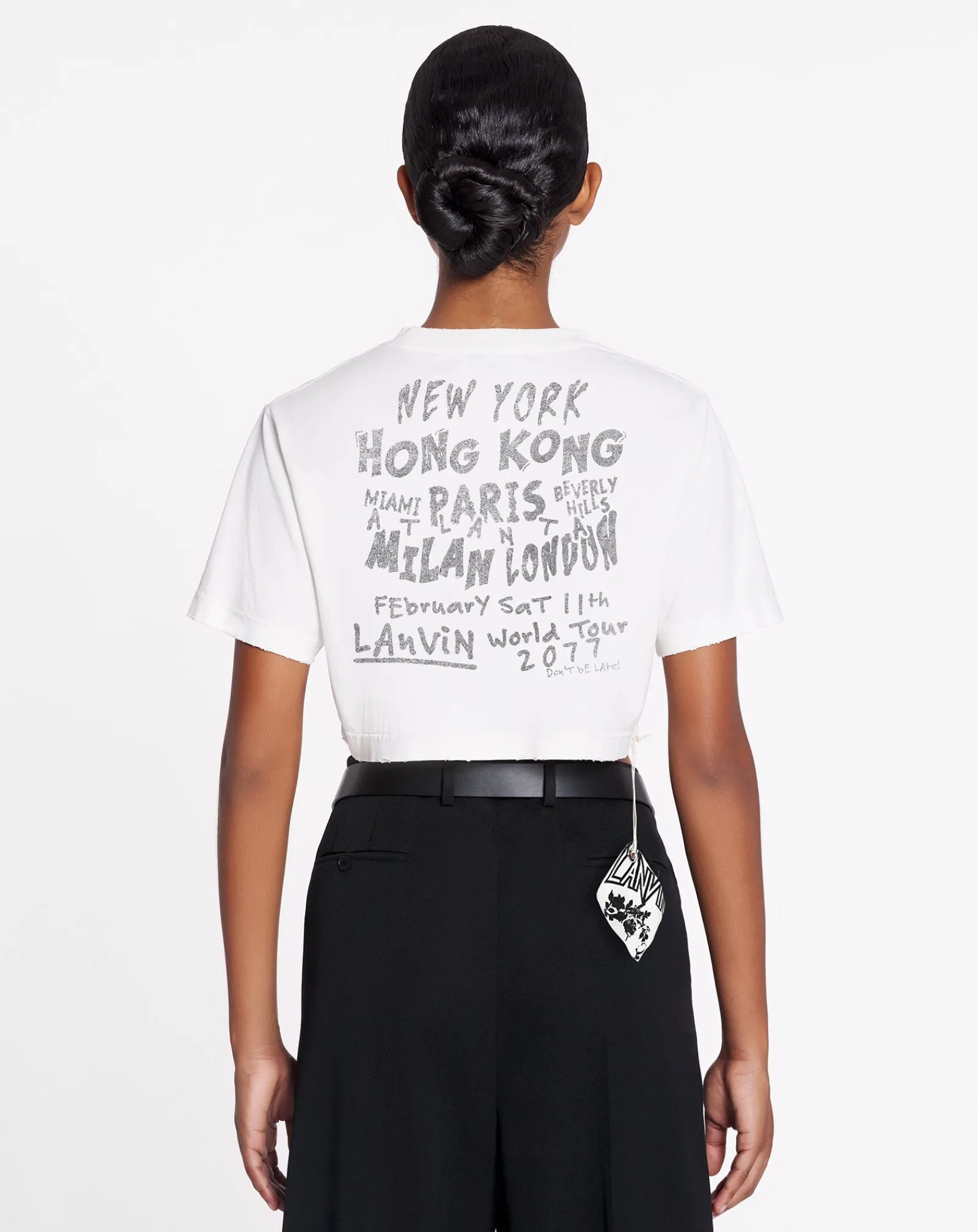 Clearance x future cropped printed t-shirt Women T-shirts & Sweatshirts