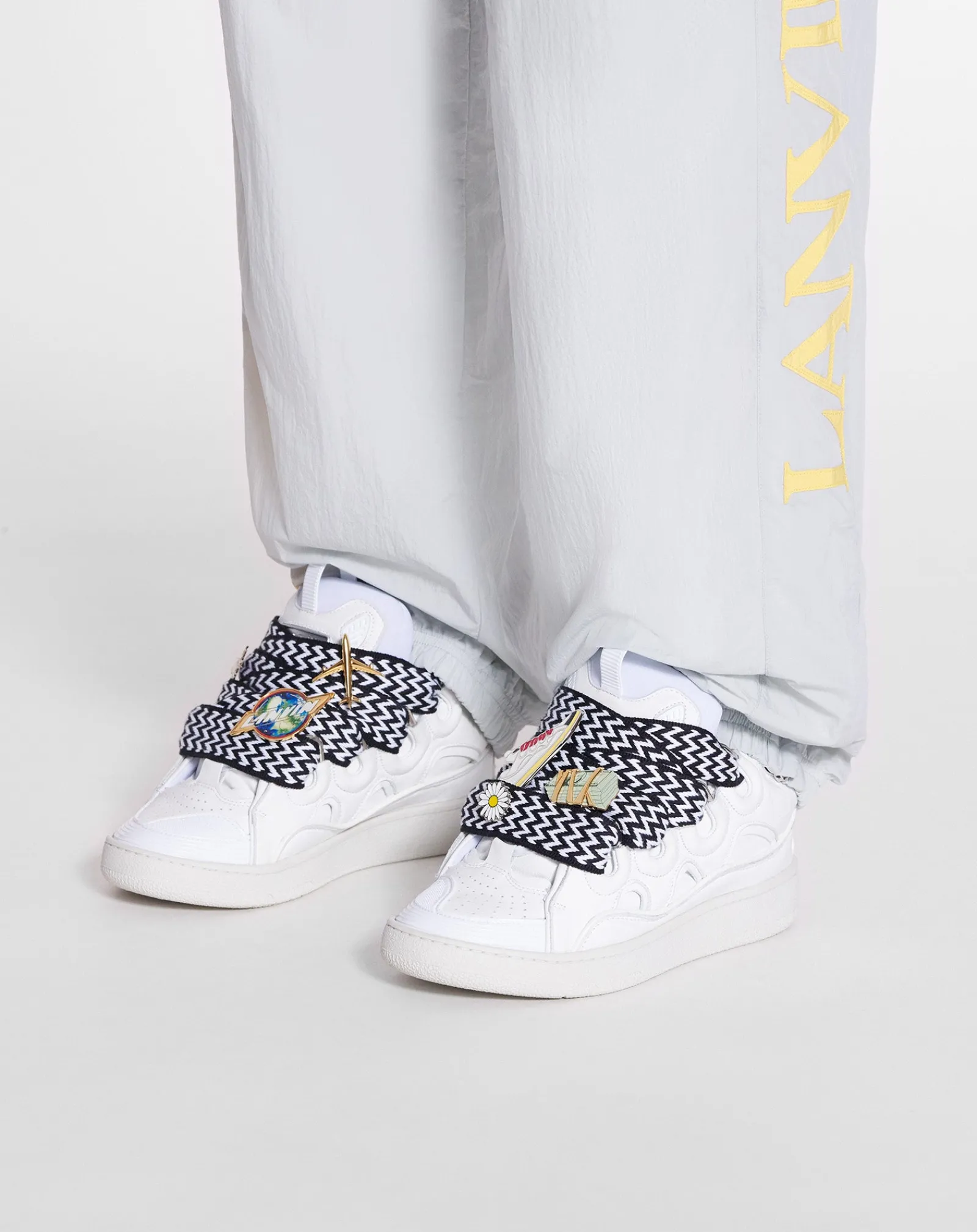Online x future curb 3.0 leather sneakers for men Sneakers