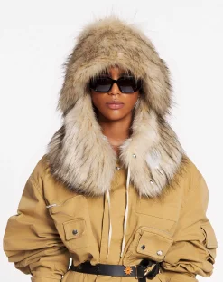 Online x future faux fur fisherman hat Hats