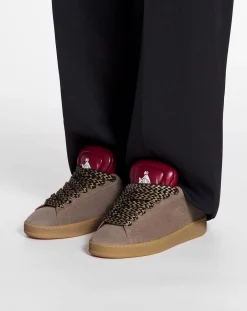 Outlet x future hyper curb sneakers in leather and suede for men Sneakers