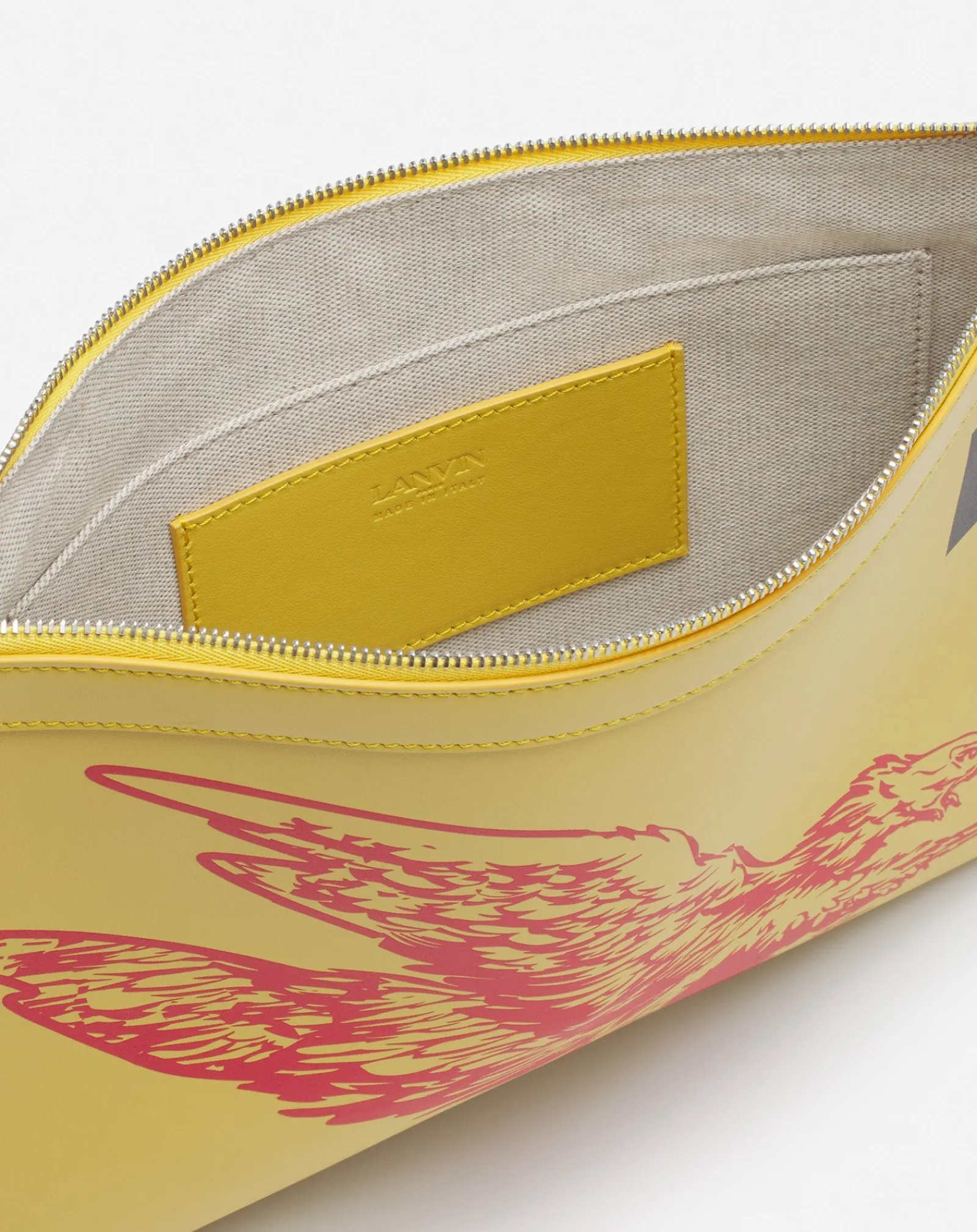 Best x future leather clutch with eagle print Wallets & Small Leather Goods
